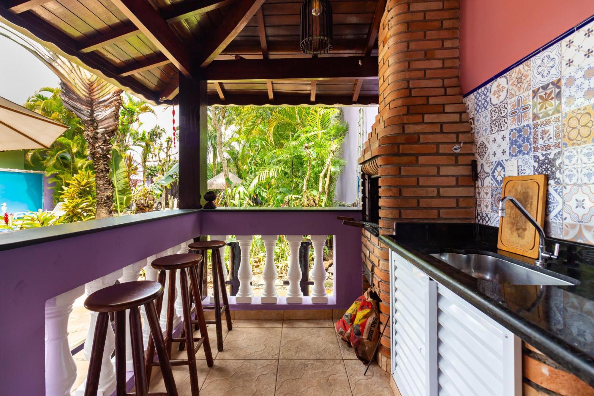 O Paraiso Em Peruibe Casa Para Ate 25 Pessoas Exteriör bild